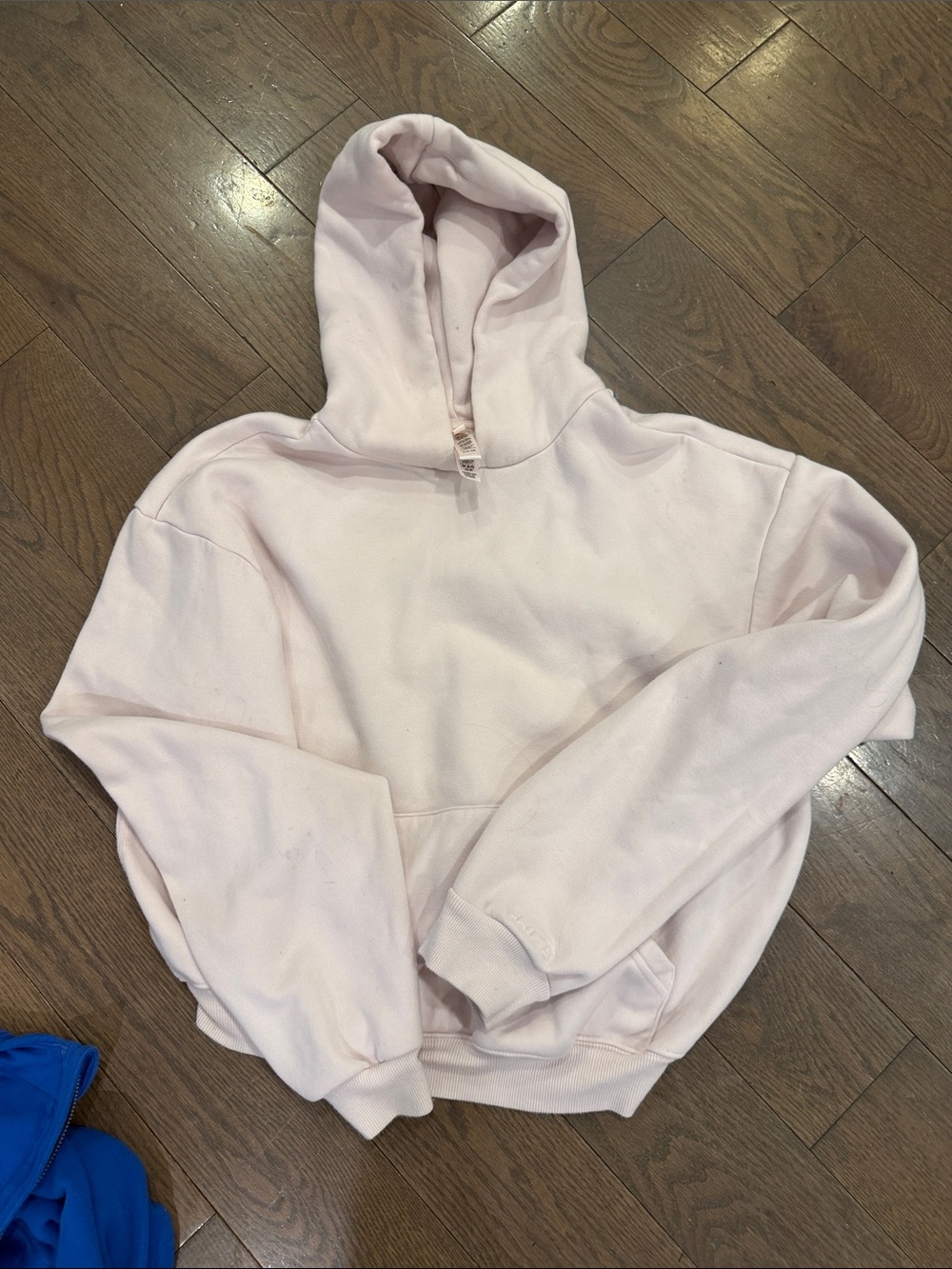 SKIMS Women's Light Pink Hooded Sweater